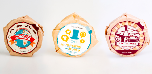 Packaging stickers & inside design